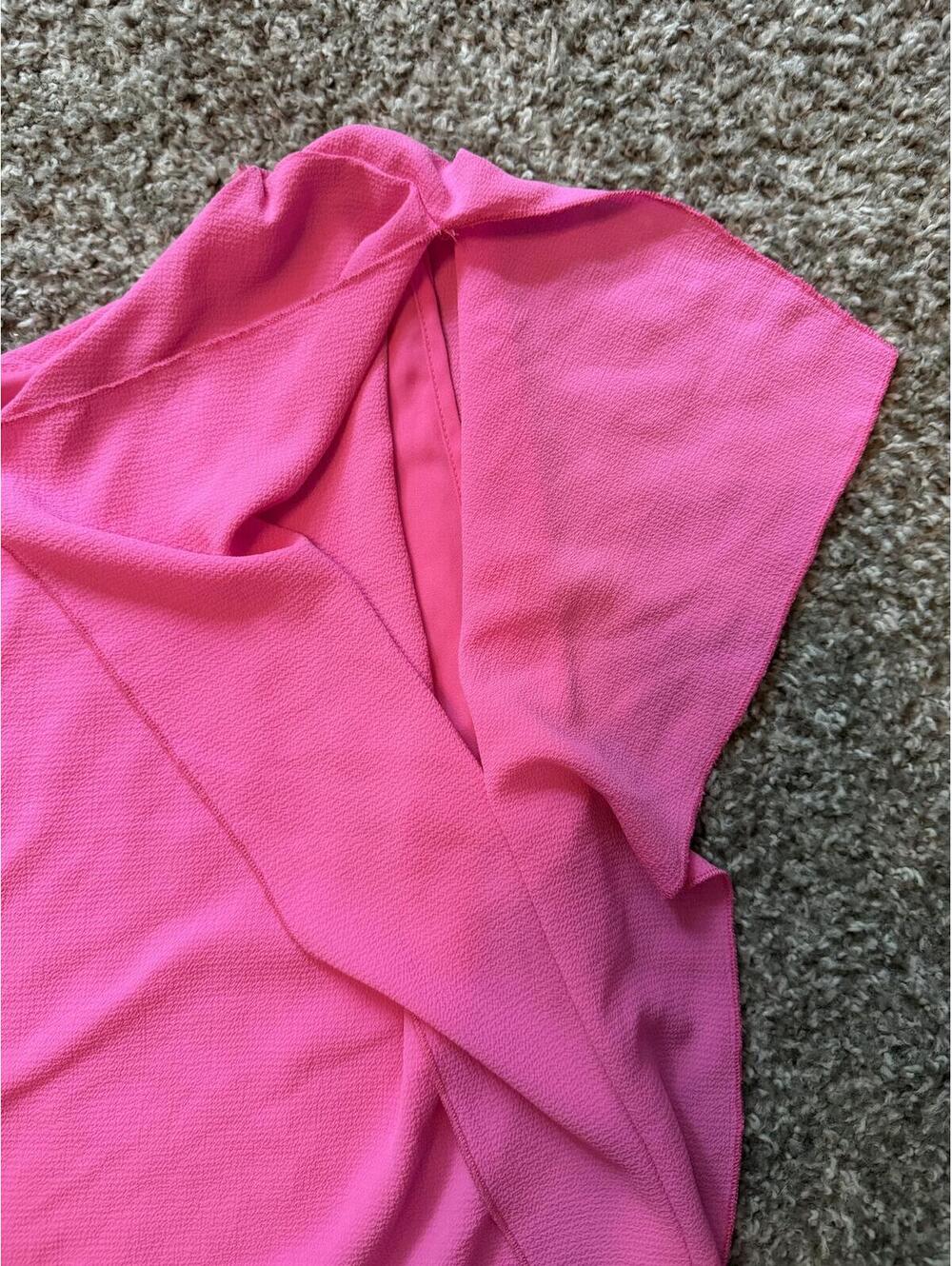 Pink Lily One Shoulder Dress Women’s Medium - Picture 3 of 6